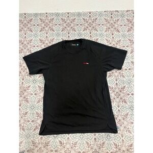 Cookies SF Mens Black Raglan Short Sleeve T-Shirt Embroidered Logo Size XL